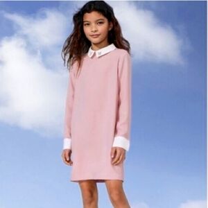 Victoria Beckham Blush Collared Dress